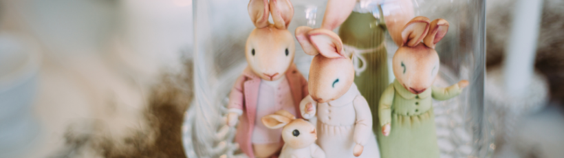Famille lapins Pâques